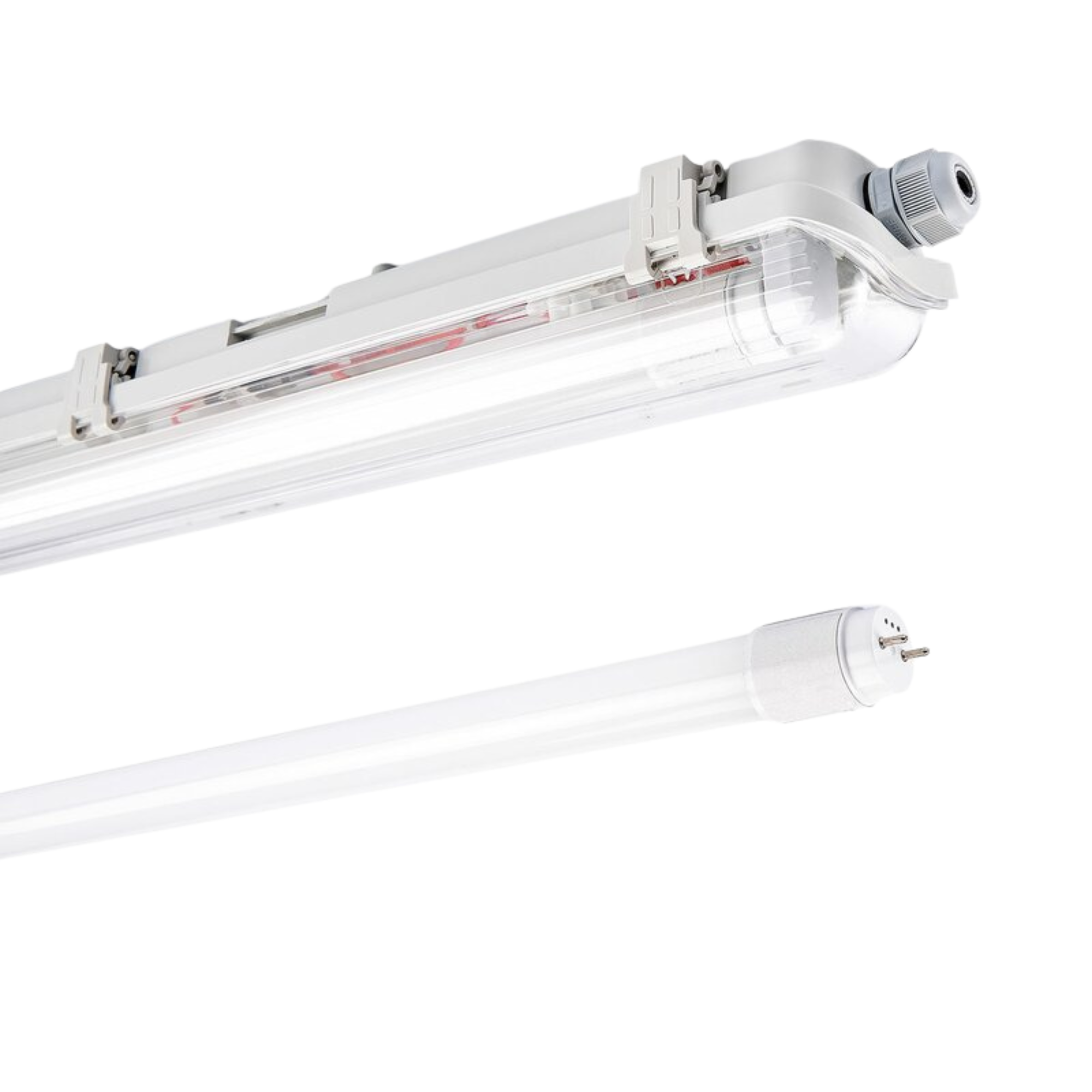 Prinos Premium LED TL lamp 60 cm compleet - Armatuur incl. led buis - 9W/18W