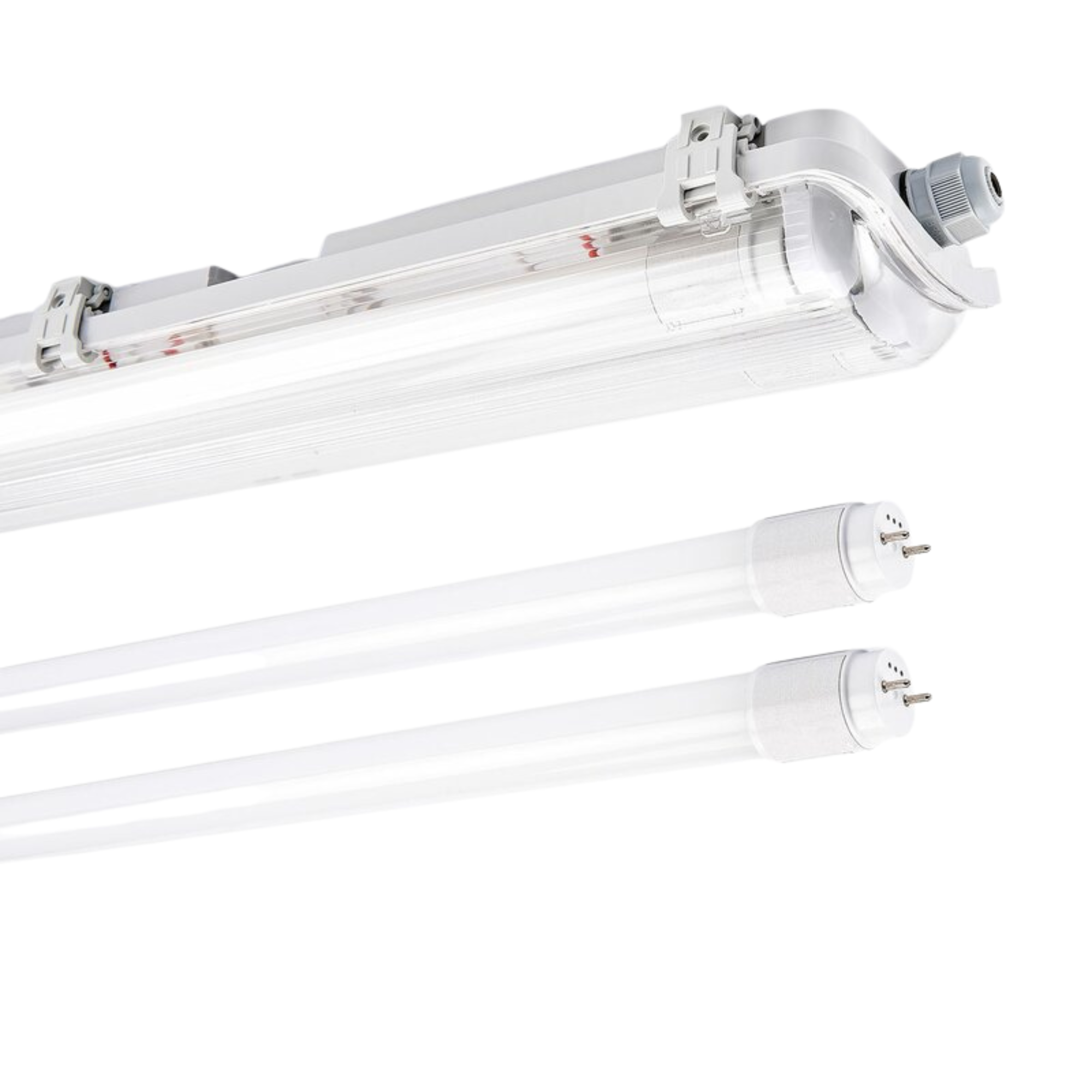 Prinos Premium LED TL armatuur 120 cm met 2 led buizen - dubbel - 18W/36W