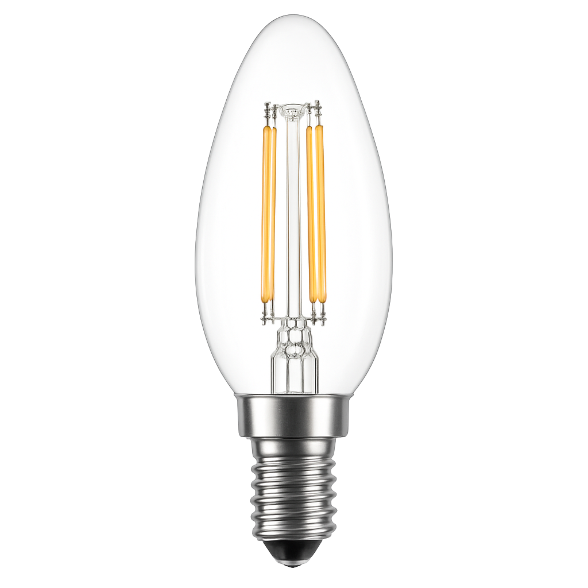 Dimbare LED Lamp E14 - Dimbaar warm wit licht - 4W (40W)
