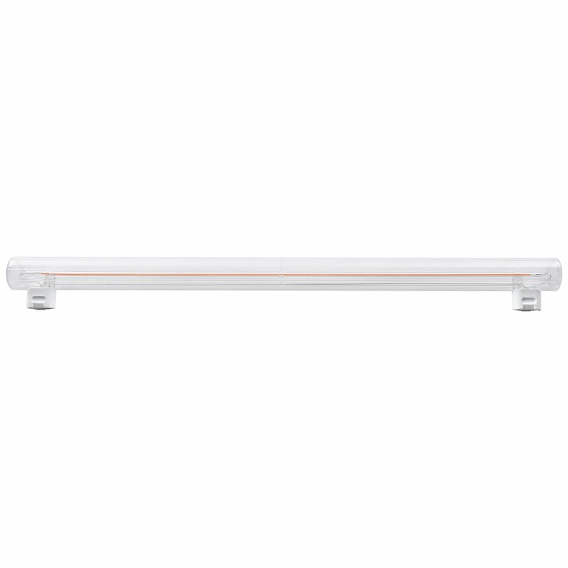 LED S14s Lijnlamp 50cm – 4,8W (60W) – 2200K Extra Warm Wit – 2 Fittingen