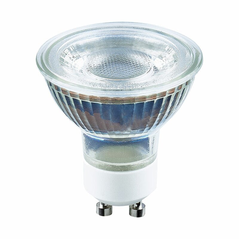 Premium LED GU10 Reflectorlamp glas – warm wit licht – 4W vervangt 50W